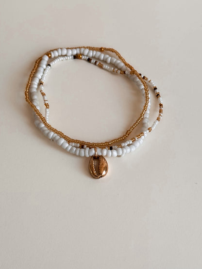 SHIMMERING SANDS ANKLET SET